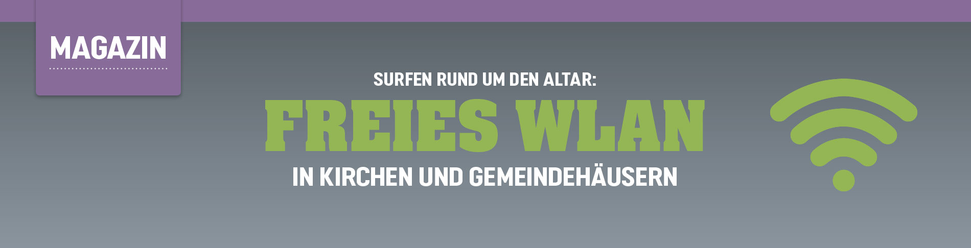 Freies WLAN in Kirchen und Gemeindehäusern